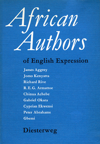 African Authors of English Expression